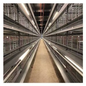 Automatic Plastic Battery Cages for Poultry Farm Best Price Egg-Laying Hens House for Manufacturing Plants New Condition